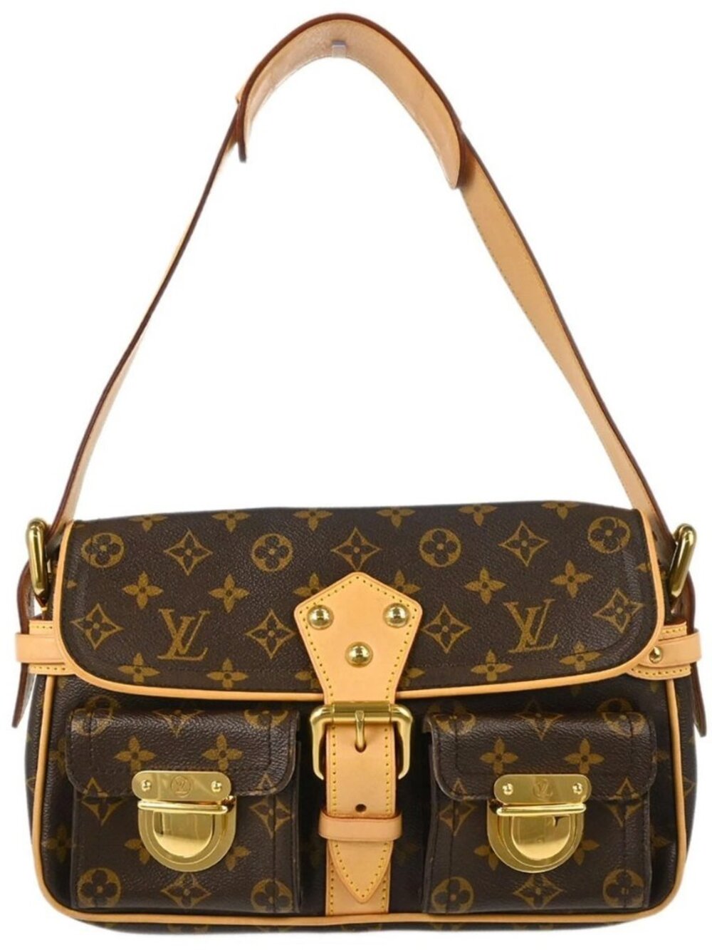 Louis Vuitton Monogram Hudson PM Shoulder Bag M40027 DU0026 197929